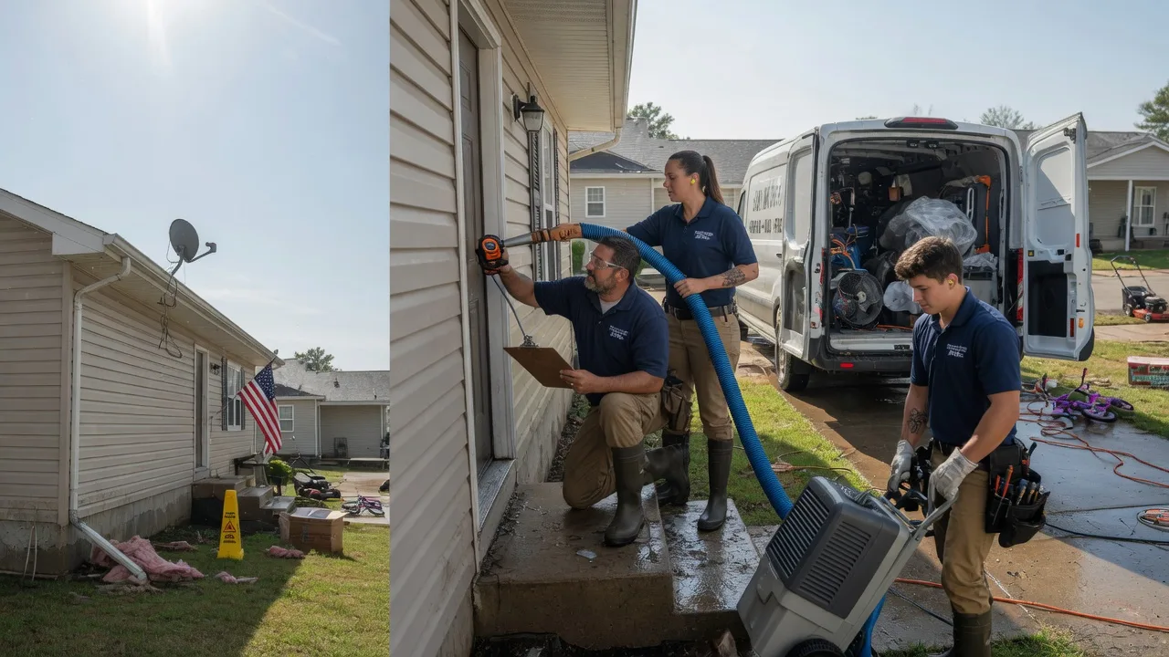 Ceiling Water Damage Restoration in Flandreau, SD near me